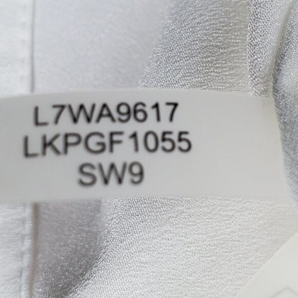 Karl Lagerfeld White Bell Sleeve Blouse XS - Picture 8 of 8